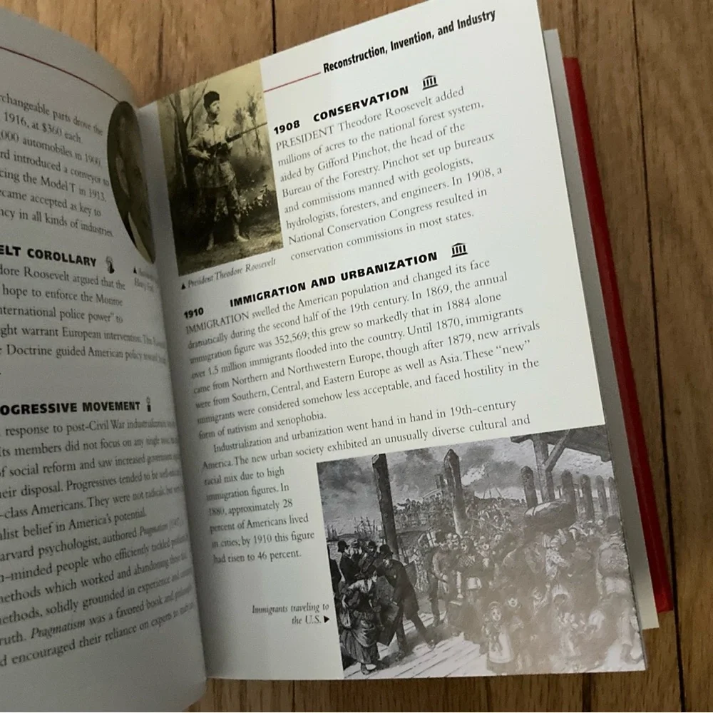 Vintage Book: A DEMPSEY PARR MICROPEDIA “American History” Copyright 1999